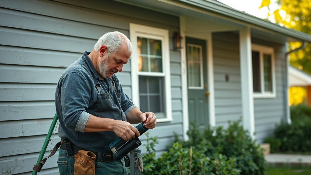 muskegon county senior millage - Handyman repairing senior